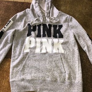 Pink grey sweatshirt